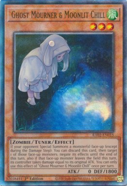 Ghost Mourner & Moonlit Chill(alternate art) - RA02-EN015 - Ultimate Rare 1st Edition