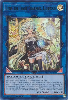 Lyna the Light Charmer, Lustrous - RA04-EN081 - Ultra Rare 1st Edition