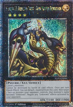 Number 69: Heraldry Crest - Dark Matter Demolition - ALIN-EN046 - Quarter Century Secret Rare 1st Edition