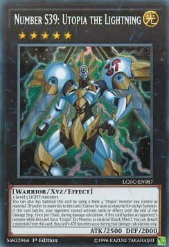 Number S39: Utopia the Lightning - LCKC-EN087 - Secret Rare Unlimited