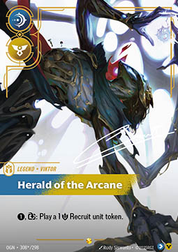 Viktor, Herald of the Arcane - 308*/298 - Showcase Signed