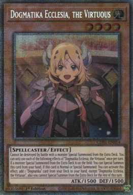 Dogmatika Ecclesia, the Virtuous(New artwork) - CH01-EN014 - Starlight Rare 1st Edition