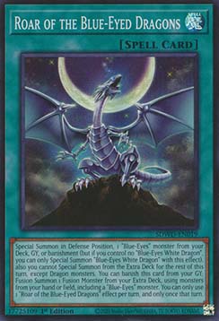 Roar of the Blue-Eyed Dragons - SDWD-EN019 - Super Rare Unlimited
