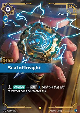 Seal of Insight - 229/221 - Showcase