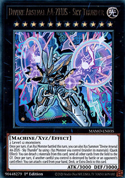 Divine Arsenal AA-ZEUS - Sky Thunder(New artwork) - MAMO-EN035 - Ultra Rare 1st Edition
