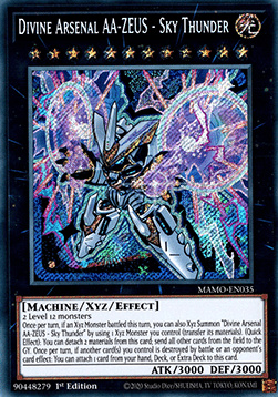 Divine Arsenal AA-ZEUS - Sky Thunder(New artwork) - MAMO-EN035 - Secret Rare 1st Edition