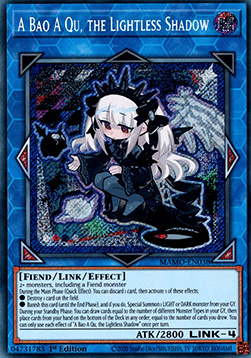 A Bao A Qu, the Lightless Shadow(New artwork) - MAMO-EN038 - Secret Rare 1st Edition