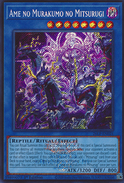 Ame no Murakumo no Mitsurugi - 26LP-EN021 - Emblazoned Secret Rare 1st Edition