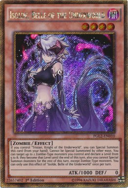 (LP) Isolde, Belle of the Underworld - PGL2-EN010 - Secret Rare - 1st Edition