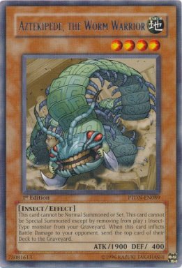 Aztekipede, The Worm Warrior - PTDN-EN089 - Rare  - 1st Edition