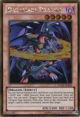 Darkflare Dragon - PGLD-EN040 - Gold Rare
