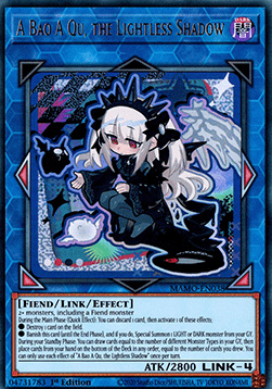 A Bao A Qu, the Lightless Shadow(New artwork) - MAMO-EN038 - Ultra Rare 1st Edition
