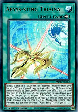 Abyss-Sting Triaina - MP25-EN253 - Ultra Rare 1st Edition