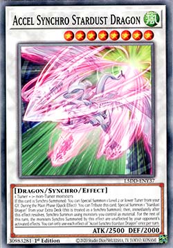 Accel Synchro Stardust Dragon - L5DD-ENY37 - Common 1st Edition