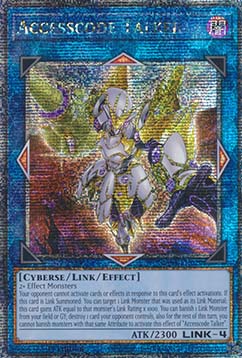 Accesscode Talker (new artwork) - RA04-EN079 - Quarter Century Secret Rare 1st Edition