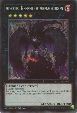Adreus, Keeper of Armageddon - BLGG-EN096 - Ultra Rare 1st Edition
