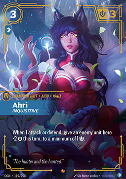 Ahri, Inquisitive - 119/298 - Epic