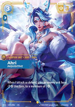 Ahri, Inquisitive - SP3-006 - Showcase