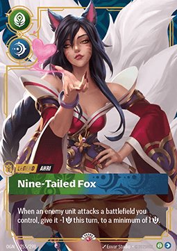 Ahri, Nine-Tailed Fox - 255/298 - Epic (P)