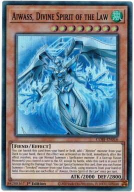 Aiwass, Divine Spirit of the Law - CORI-EN016 - Super Rare 1st Edition