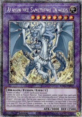 Albion the Sanctifire Dragon - RA05-EN037 - Platinum Secret Rare 1st Edition