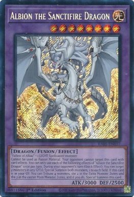 Albion the Sanctifire Dragon - RA05-EN037 - Secret Rare 1st Edition