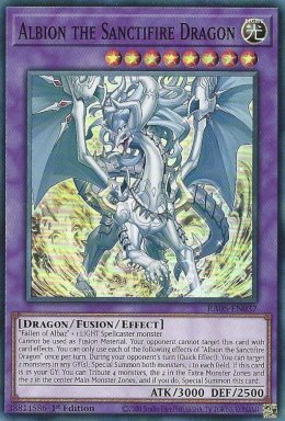 Albion the Sanctifire Dragon - RA05-EN037 - Super Rare 1st Edition