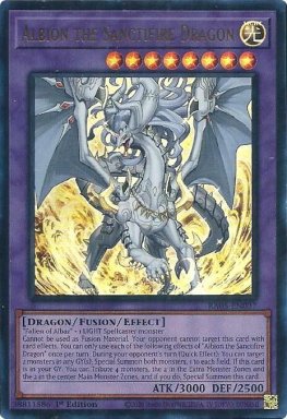 Albion the Sanctifire Dragon - RA05-EN037 - Ultra Rare 1st Edition