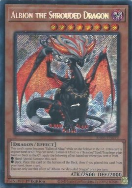 Albion the Shrouded Dragon - RA05-EN019 - Secret Rare 1st Edition
