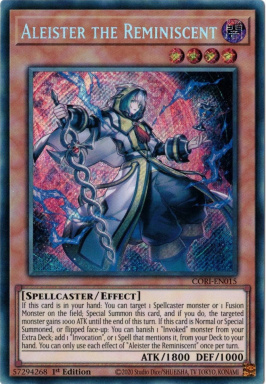 Aleister the Reminiscent - CORI-EN015 - Secret Rare 1st Edition
