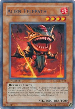 Alien Telepath - GLAS-EN034 - Rare  - 1st Edition