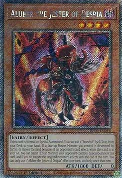 Aluber the Jester of Despia - RA02-EN016 - Platinum Secret Rare 1st Edition