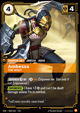 Ambessa, The Wolf  - 084/166 - Rare