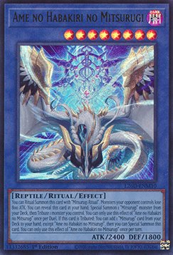 Ame no Habakiri no Mitsurugi - L26D-ENM10 - Ultra Rare 1st Edition