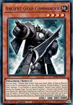Ancient Gear Commander - MP25-EN179 - Ultra Rare 1st Edition