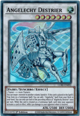 Angelechy Destrier - CORI-EN092 - Super Rare 1st Edition