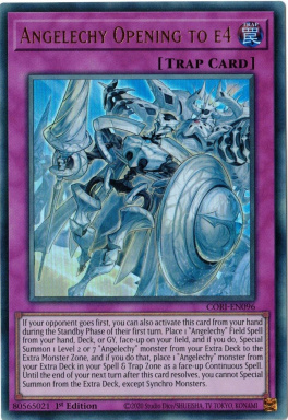 Angelechy Opening to e4 - CORI-EN096 - Ultra Rare 1st Edition
