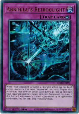 Annihilate Retroglight - CORI-EN079 - Ultra Rare 1st Edition