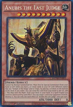 Anubis the Last Judge - MZTM-EN003 - Collectors Rare 1st Edition