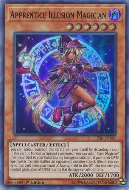 Apprentice Illusion Magician  - LED6-EN007 - Super Rare 1st Edition