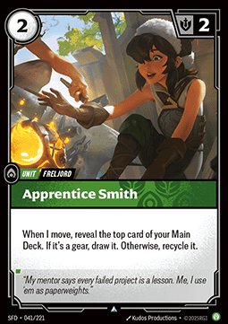 Apprentice Smith 041/221 - Uncommon Foil
