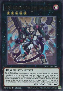 Arc Rebellion Xyz Dragon - BLGG-EN100 - Ultra Rare 1st Edition