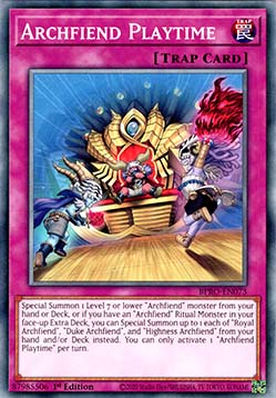Archfiend Playtime - BPRO-EN073 - Common 1st Edition