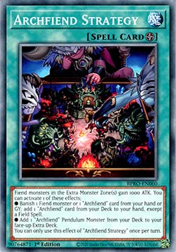 Archfiend Strategy - BPRO-EN060 - Common 1st Edition