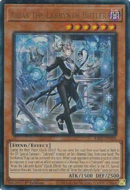 Arias the Labrynth Butler - RA05-EN028 - Ultimate Rare 1st Edition