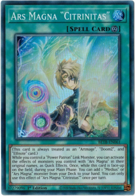 Ars Magna "Citrinitas" - BETB-EN061 - Super Rare 1st Edition