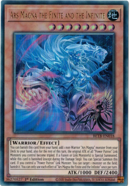 Ars Magna the Finite and the Infinite - BETB-EN018 - Ultra Rare 1st Edition