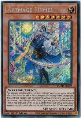 Artmage Finmel - DUAD-EN009 - Secret Rare 1st Edition