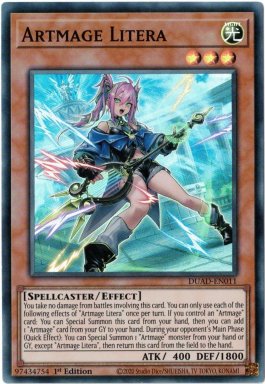Artmage Litera - DUAD-EN011 - Super Rare 1st Edition