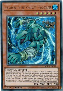 Awakening of the Possessed - Gagigobyte - CH02-EN017 - Ultra Rare 1st Edition